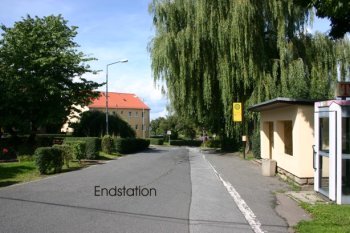 Bushaltestelle Endstation